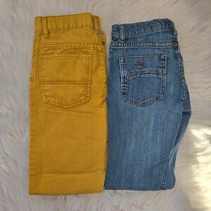PSNY + RSQ Bundle of 2 Yellow and Blue Boys Jeans Size 12